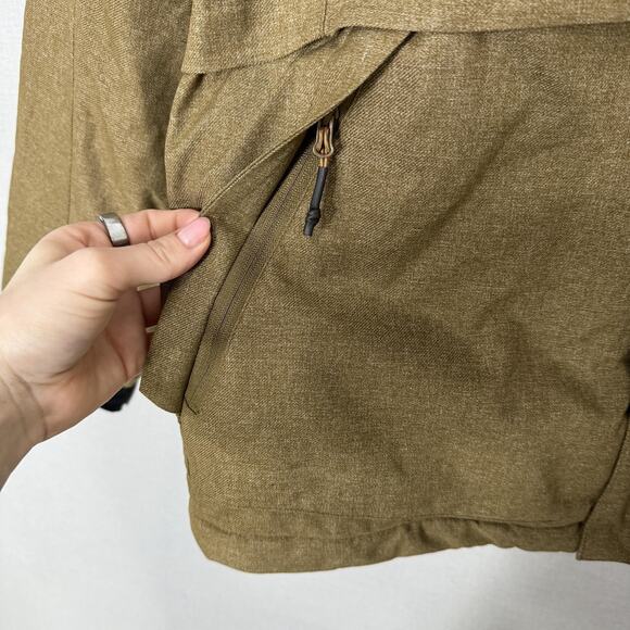 Mountain Warehouse Ski Jacket Mens Medium Tan Comet II Waterproof w/ Snow Skirt - Picture 7 of 16